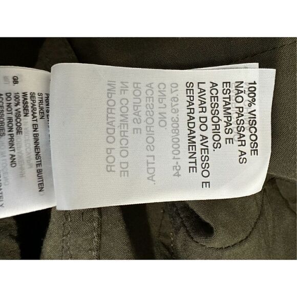 G-Star Raw women’s olive green long sleeve pullover shirt size Large #25-0668 - Picture 7 of 7